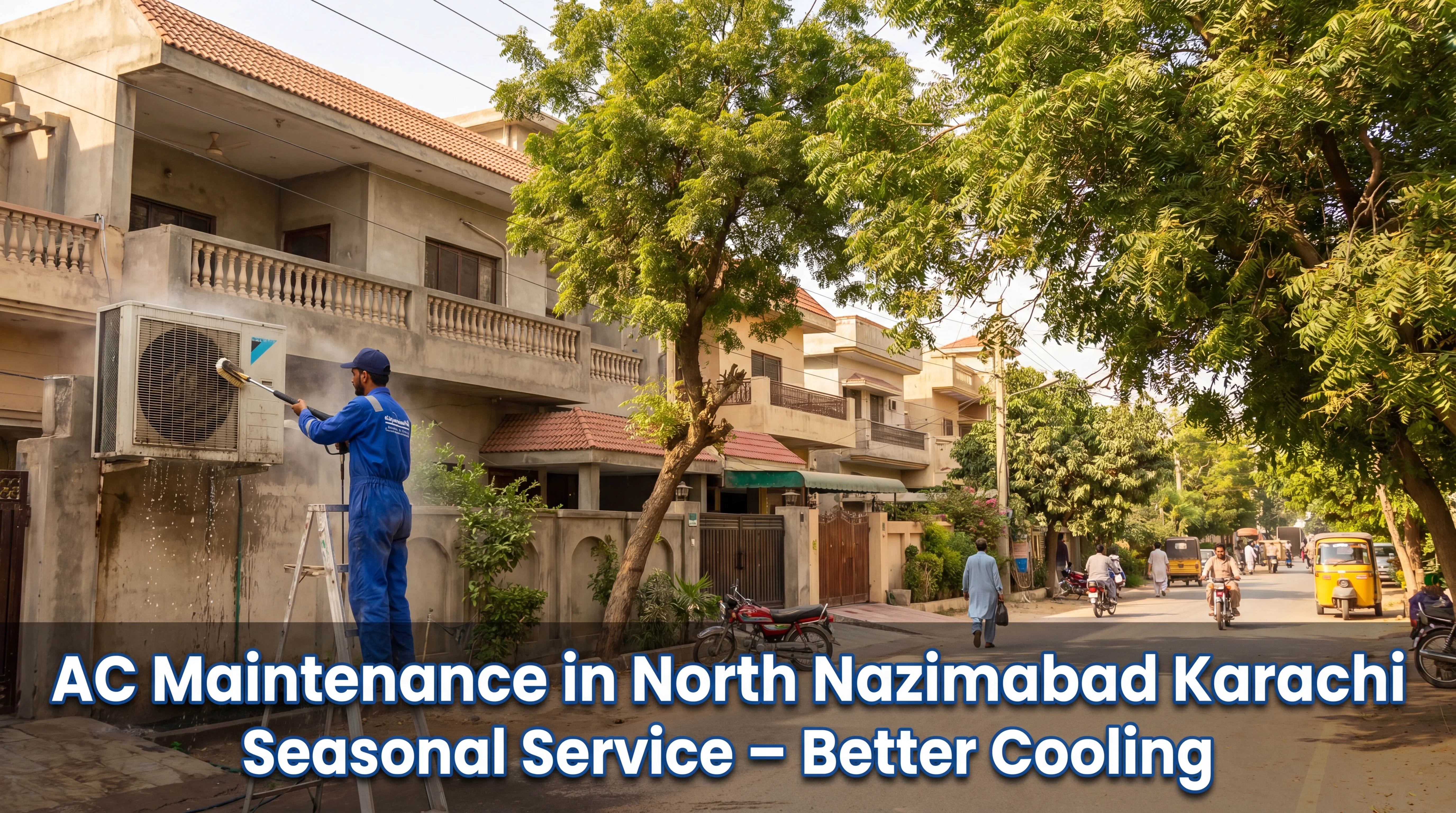 AC maintenance in North Nazimabad Karachi